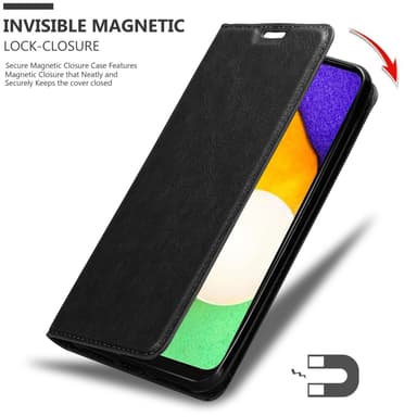 Samsung Galaxy A13 5G Suojakuori Lompakkokotelo (Musta)