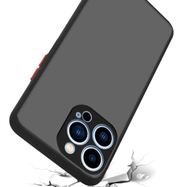 iPhone 13 PRO Suojakuori Kotelo (Musta)