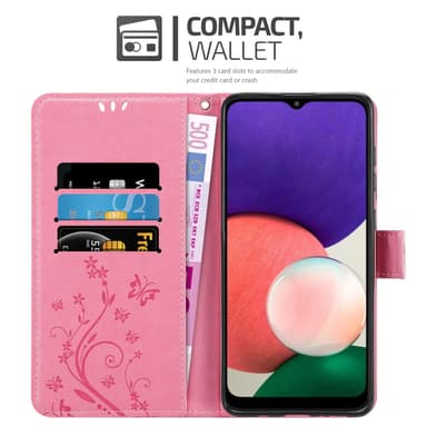 Samsung Galaxy A22 5G Suojakuori Lompakkokotelo