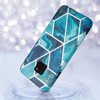 Huawei MATE 20 PRO Suojakuori Lompakkokotelo (Sininen)