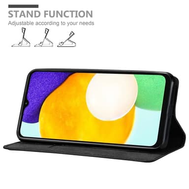 Samsung Galaxy A13 5G Suojakuori Lompakkokotelo (Musta)