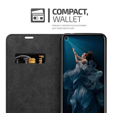 Honor 20 PRO Suojakuori Lompakkokotelo (Ruskea)