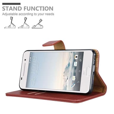 HTC ONE A9 Suojakuori Lompakkokotelo (Punainen)