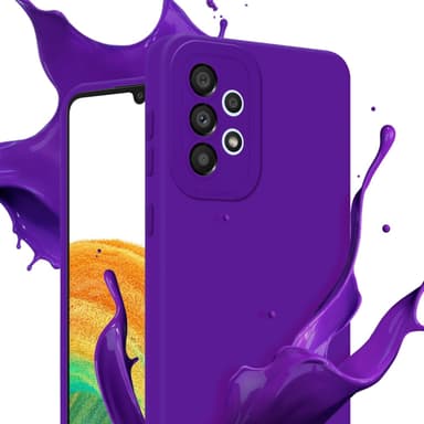 Samsung Galaxy A72 4G / 5G Suojakuori Kotelo (Violetti)