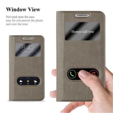 Lompakkokotelo Samsung Galaxy S4 Case (Ruskea)