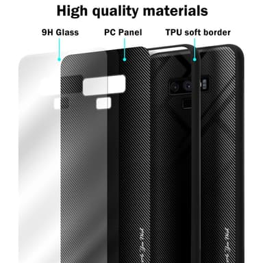 Samsung Galaxy NOTE 9 Suojakuori Kotelo (Musta)