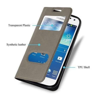 Lompakkokotelo Samsung Galaxy S4 Case (Ruskea)