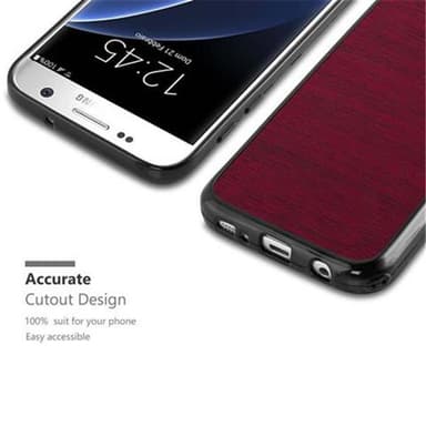 Samsung Galaxy S7 Suojakuori Kotelo (Punainen)