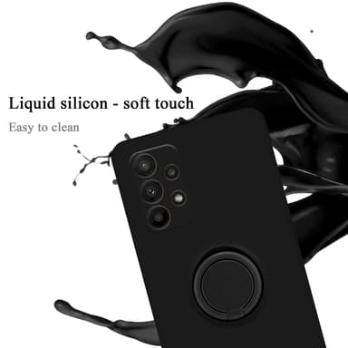Samsung Galaxy A23 4G Suojakuori Kotelo (Musta)