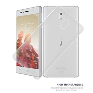 Nokia 3 2017 Suojakuori Kotelo (Läpinäkyvä)