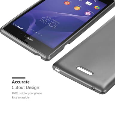 Sony Xperia T3 Suojakuori Kotelo (harmaa)