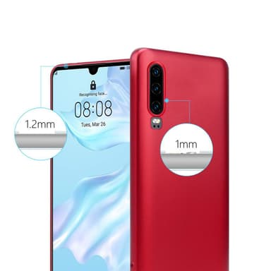 Huawei P30 Suojakuori Kotelo (Punainen)