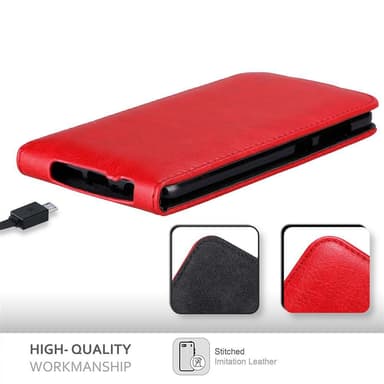 HTC ONE A9 Suojakuori Lompakkokotelo (Punainen)