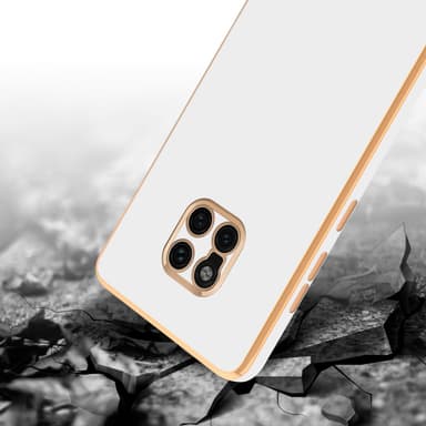 Huawei MATE 20 PRO Suojakuori Cover (Valkoinen)