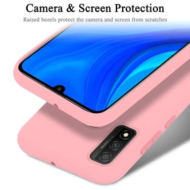 Huawei P SMART 2020 Suojakuori Kotelo (Vaaleanpunainen)