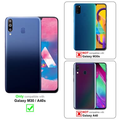 Samsung Galaxy M30 / A40s 3x Suojakalvo Karkaistu lasi