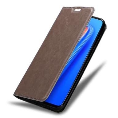 Realme 7 4G Suojakuori Lompakkokotelo (Ruskea)