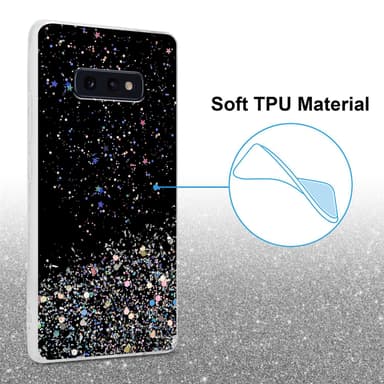 Samsung Galaxy S10e Suojakuori Kotelo (Musta)