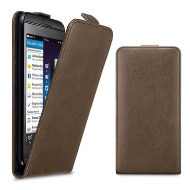 Blackberry Z10 Suojakuori Lompakkokotelo (Ruskea)
