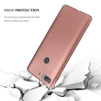 HTC Desire 12 PLUS Suojakuori Kotelo (Vaaleanpunainen)
