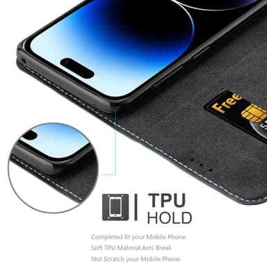 iPhone 14 PRO MAX Suojakuori Case (Sininen)