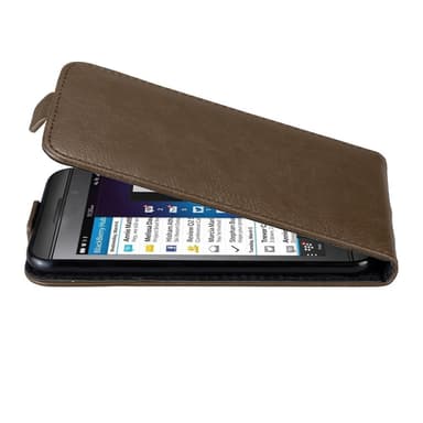 Blackberry Z10 Suojakuori Lompakkokotelo (Ruskea)