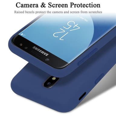 Samsung Galaxy J7 2017 Suojakuori Kotelo (Sininen)