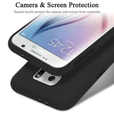 Samsung Galaxy S6 Suojakuori Kotelo Case (Musta)