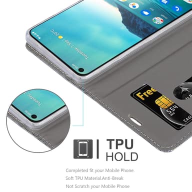 Nokia 5.3 Suojakuori Lompakkokotelo (harmaa)