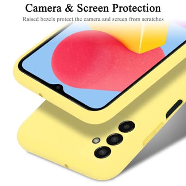 Samsung Galaxy M13 4G Suojakuori Kotelo (Keltainen)