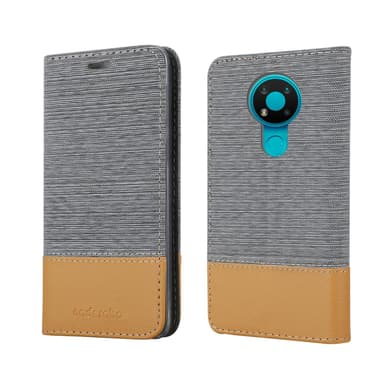 Nokia 5.3 Suojakuori Lompakkokotelo (harmaa)