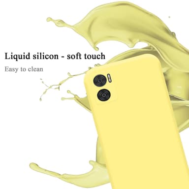 Motorola MOTO E22 / E22i Suojakuori Kotelo (Keltainen)