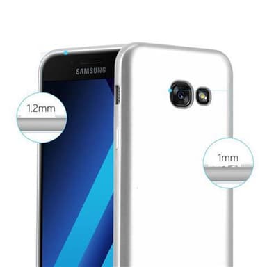 Samsung Galaxy A3 2017 Suojakuori Kotelo (Hopea)