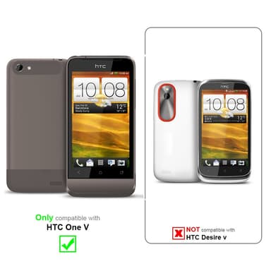 HTC ONE V Suojakuori Universaali (Musta)