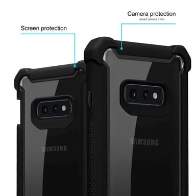 Samsung Galaxy S10e Suojakuori Kotelo (Musta)