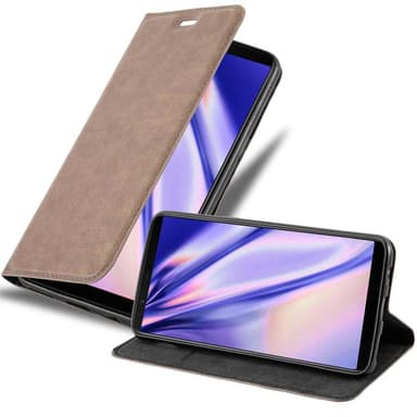 OnePlus 5T Suojakuori Lompakkokotelo (Ruskea)
