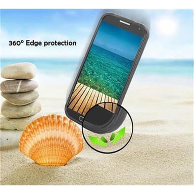 Samsung Galaxy GRAND 3 Suojakuori Cover (Musta)