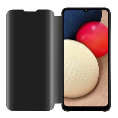 Suojakuori Samsung Galaxy A02s Lompakkokotelo (Musta)