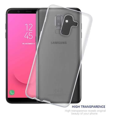 Samsung Galaxy J8 2018 Suojakuori Kotelo (Läpinäkyvä)