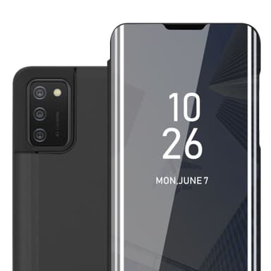 Suojakuori Samsung Galaxy A02s Lompakkokotelo (Musta)