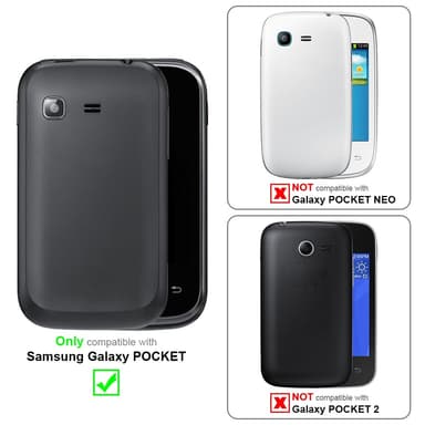 Samsung Galaxy POCKET Suojakuori Cover (Ruskea)