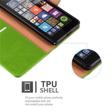 Nokia Lumia 640 Suojakuori Lompakkokotelo Case Cover