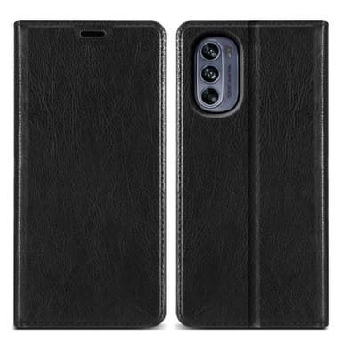 Motorola MOTO G62 5G Suojakuori Lompakkokotelo (Musta)