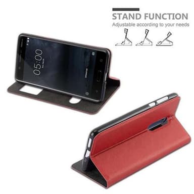 Lompakkokotelo Nokia 5 2017 Case (Punainen)