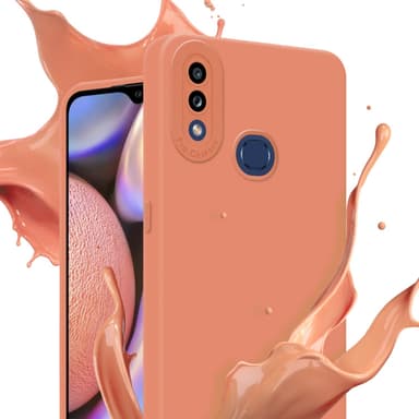 Samsung Galaxy A10s / M01s Suojakuori Kotelo (Oranssi)