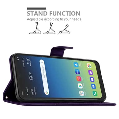 Google PIXEL 5 Suojakuori Lompakkokotelo (Turkoosi)