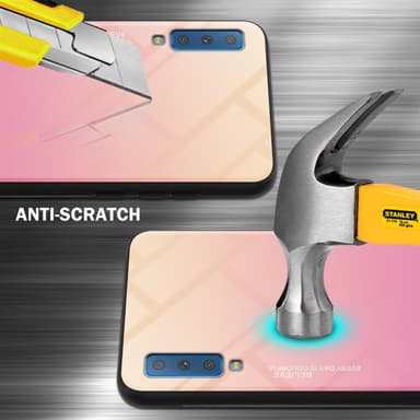 Suojakuori Samsung Galaxy A7 2018 Kotelo (Musta)