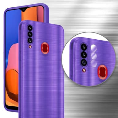 Suojakuori Samsung Galaxy A20s Kotelo (Violetti)