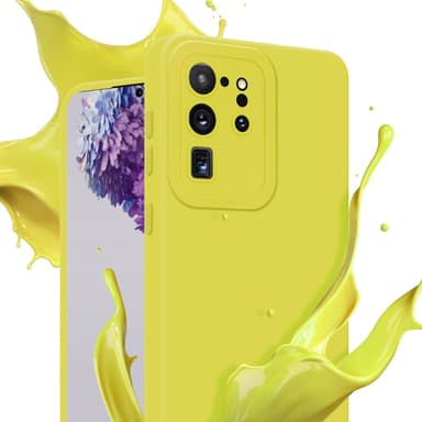 Samsung Galaxy S20 ULTRA Suojakuori Kotelo (Keltainen)