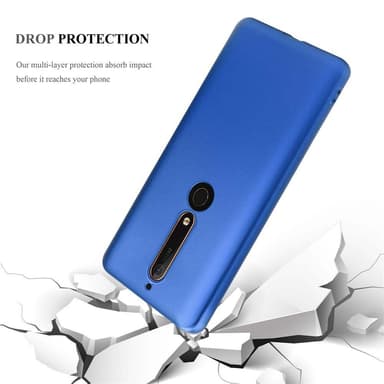 Nokia 6.1 Suojakuori Kotelo (Sininen)